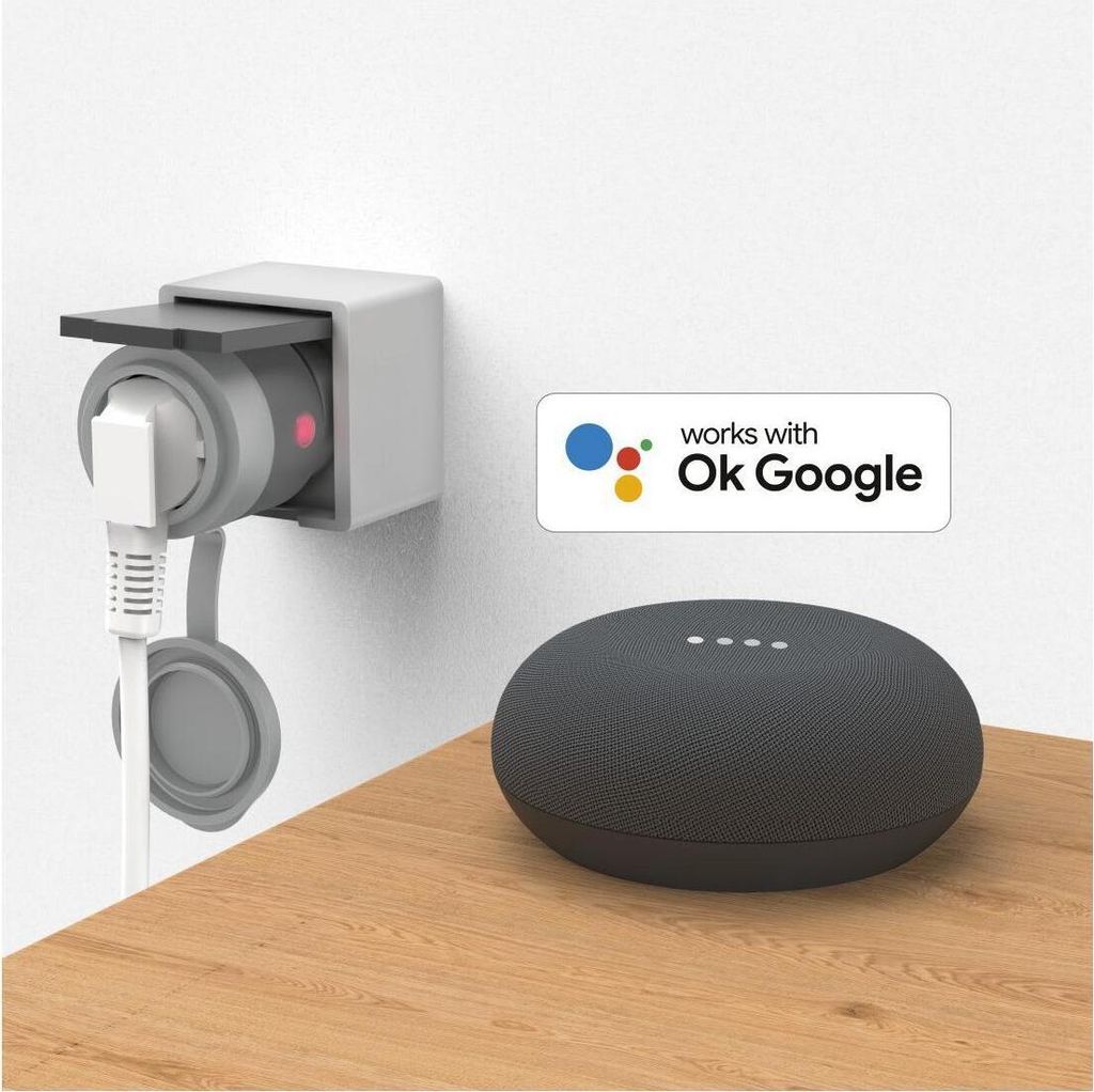 Hama Outdoor WiFi Smart Plug 2300W Grey Weatherproof